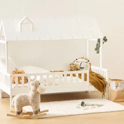 Cama MONTESSORI blanca 90x190cm