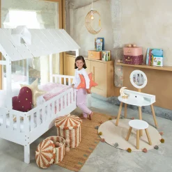 Cama MONTESSORI blanca 90x190cm