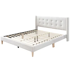 Cama Pearl Bege 174x210cm