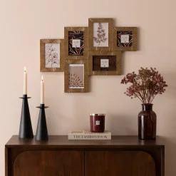 Candelabro de metal 24.5cm