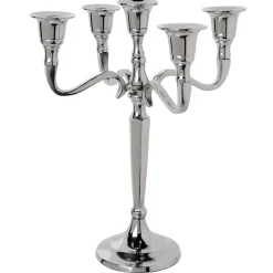 Candelabro De Metal Para 5 Velas 27Cm