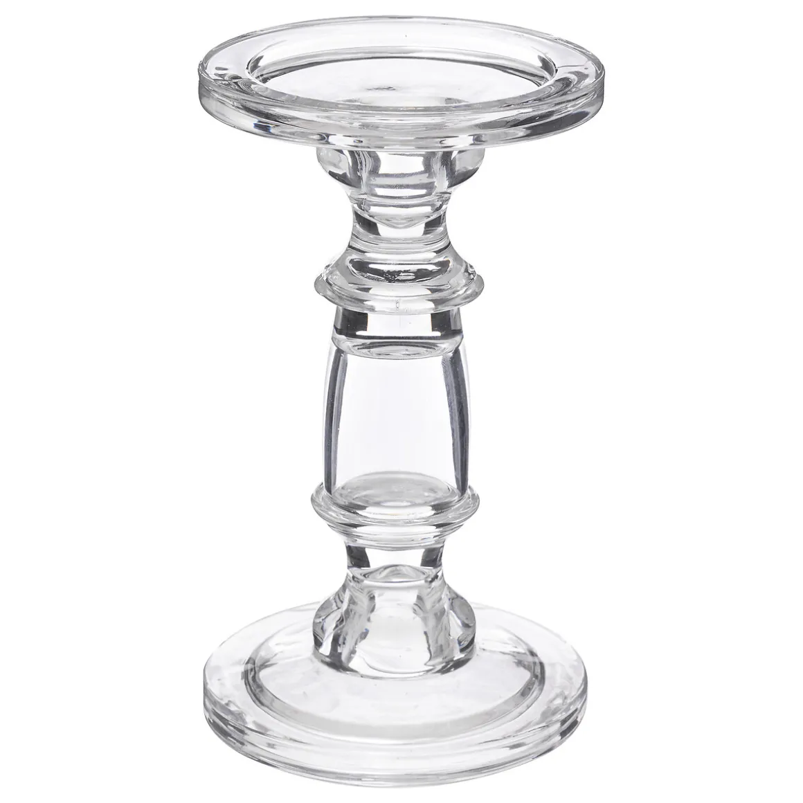 Candelabro De Vidrio 11.4x19Cm