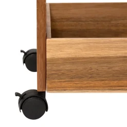 Carr de cocina de madera de acacia con 3 niveles