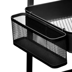 Carrito Auxiliar Metálico Negro