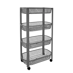 Carrito Cocina C/4 Cestas 46.5x26x78.8