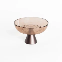 Centro de mesa con pie OSLO de vidrio