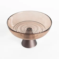 Centro de mesa con pie OSLO de vidrio