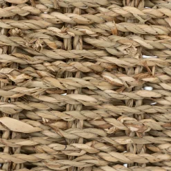 Cesta Cora Beige De Rafia Para Colgar