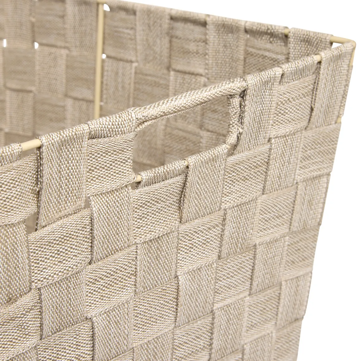 Cesta de almacenaje beige 38cm