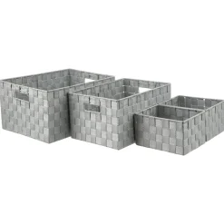 Cesta De Almacenaje Color Gris