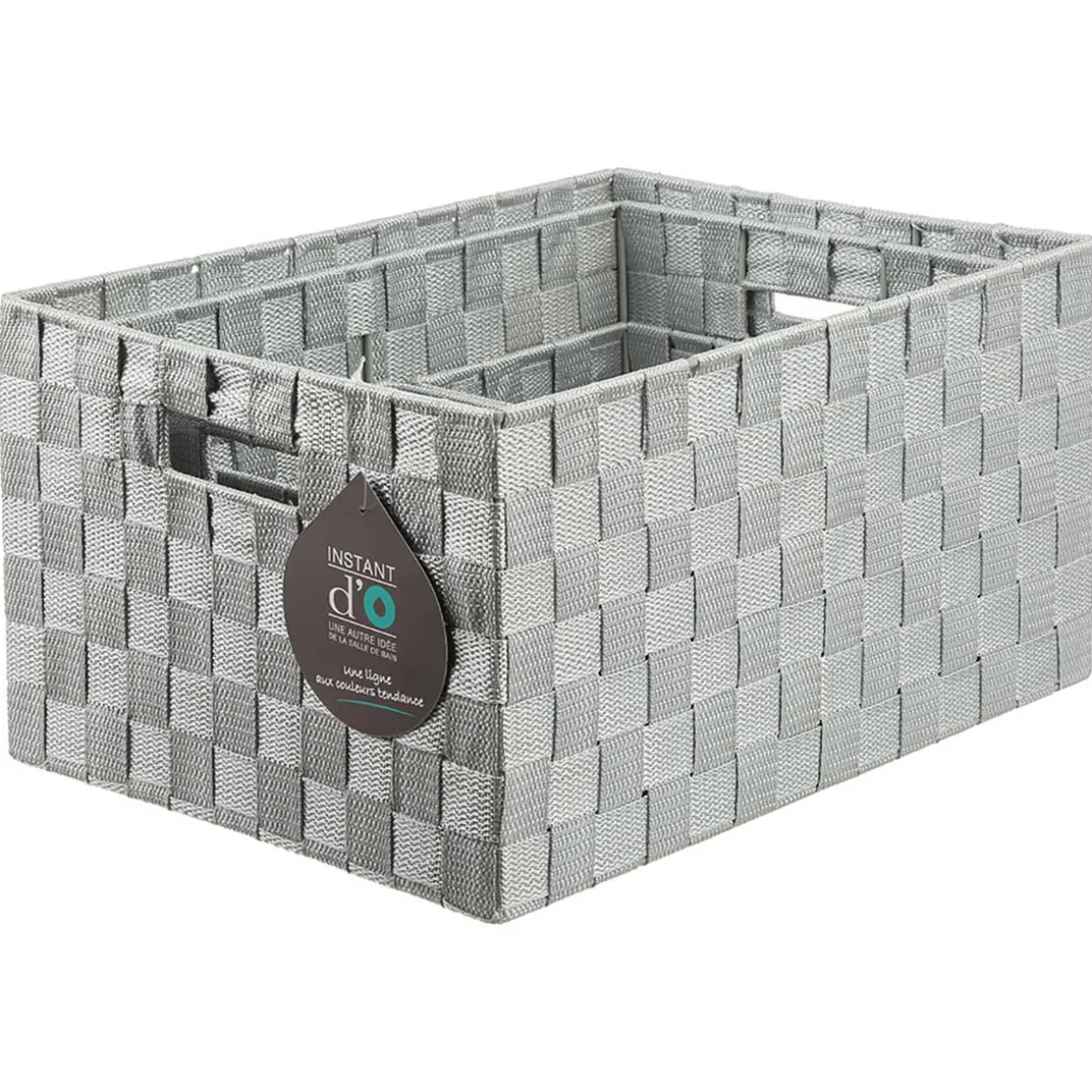 Cesta De Almacenaje Color Gris