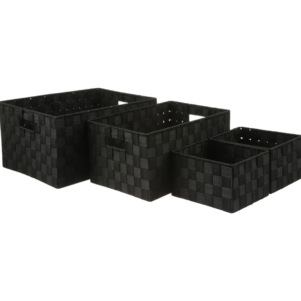 Cesta De Almacenaje Negra Tam.3/4