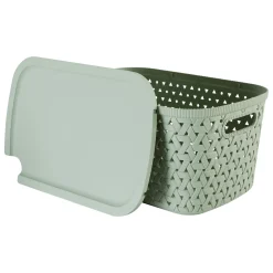 Cesta de almacenaje TRESSY verde 6.7L