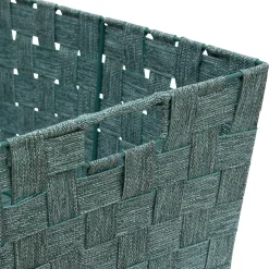 Cesta de almacenaje verde 38cm