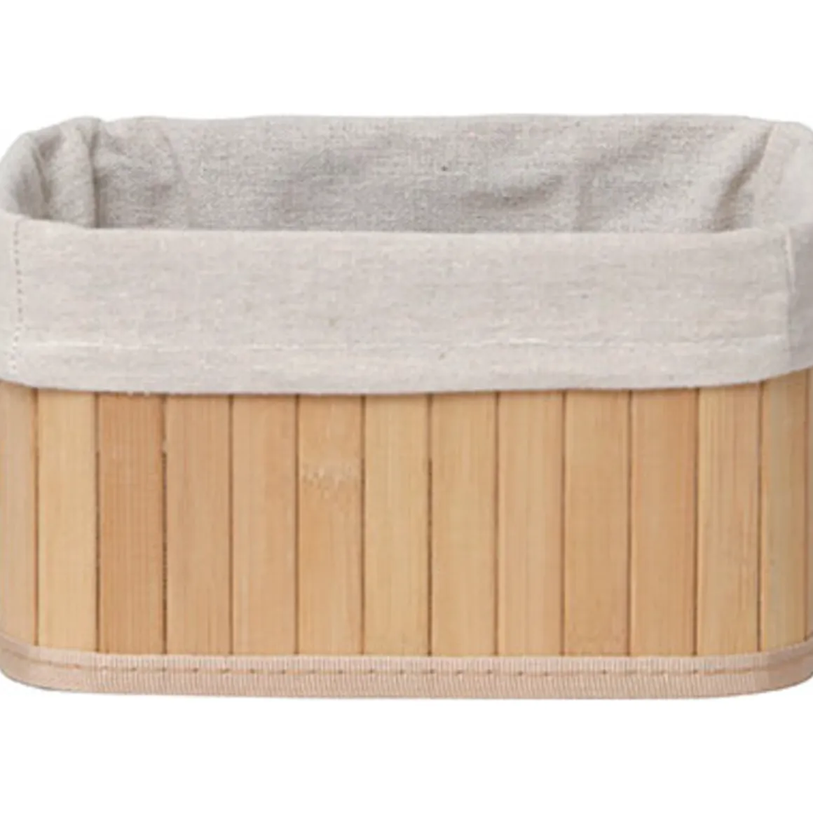 Cesta De Bambú Tamaño 3/4 25x37x14Cm