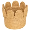 Cesta De Rafia Beige Inu 26cm