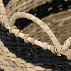 Cesta De Rafia Tam. 1/2 29.5x29.5x29.5Cm