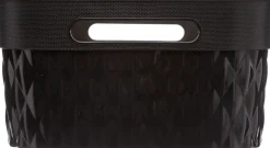 Cesta Negra Rectangular 8.5L
