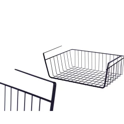 Cesta Para Colgar Negro Metálico