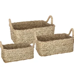 Cesta Seagrass Rect.43x27.5x14Cm