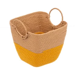 Cesto De Almacenaje Baño Solar Ocre
