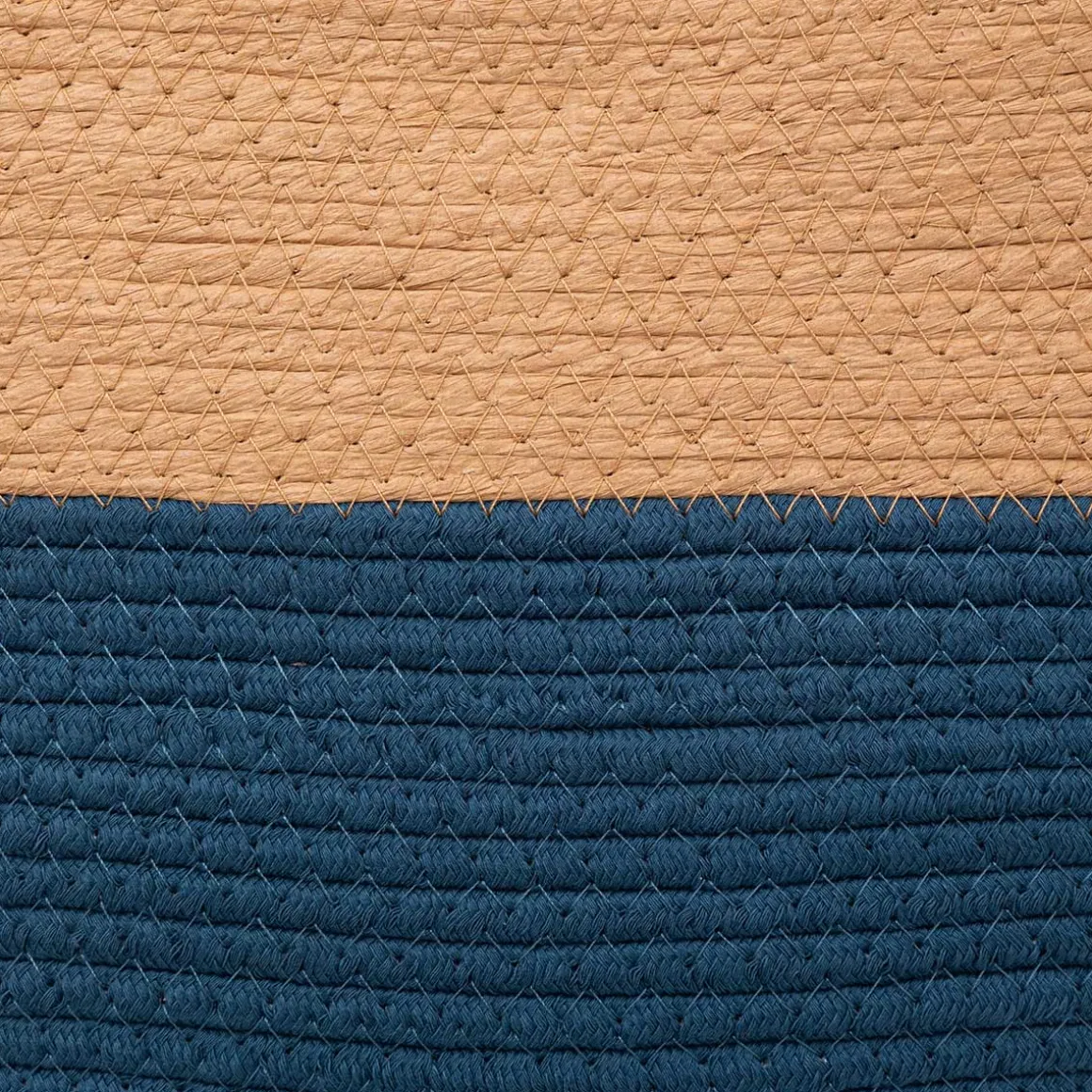 Cesto De Almacenaje Baño Solar Azul Petróleo