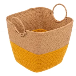 Cesto De Almacenaje Baño Solar Ocre