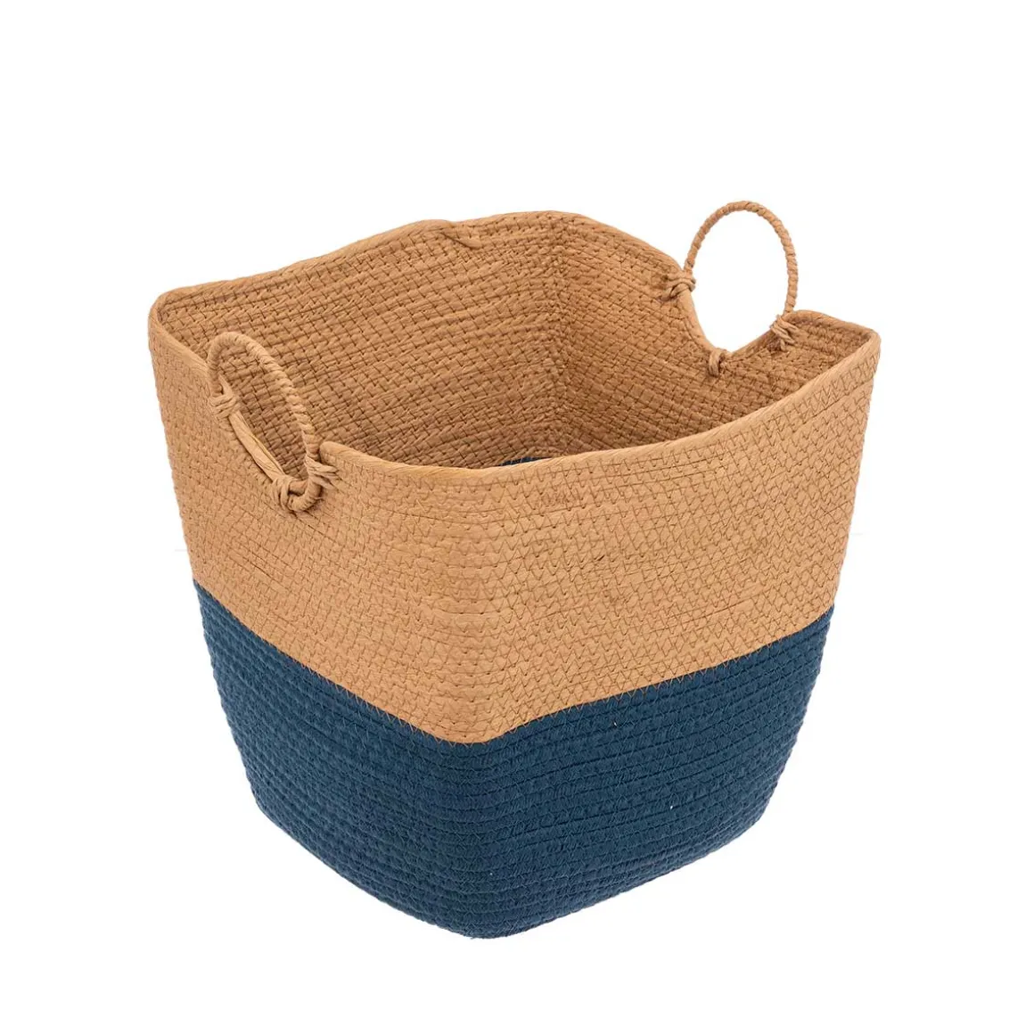 Cesto De Almacenaje Baño Solar Azul Petróleo