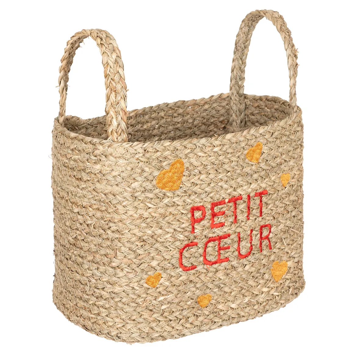 Cesto De Almacenaje Con Corazones