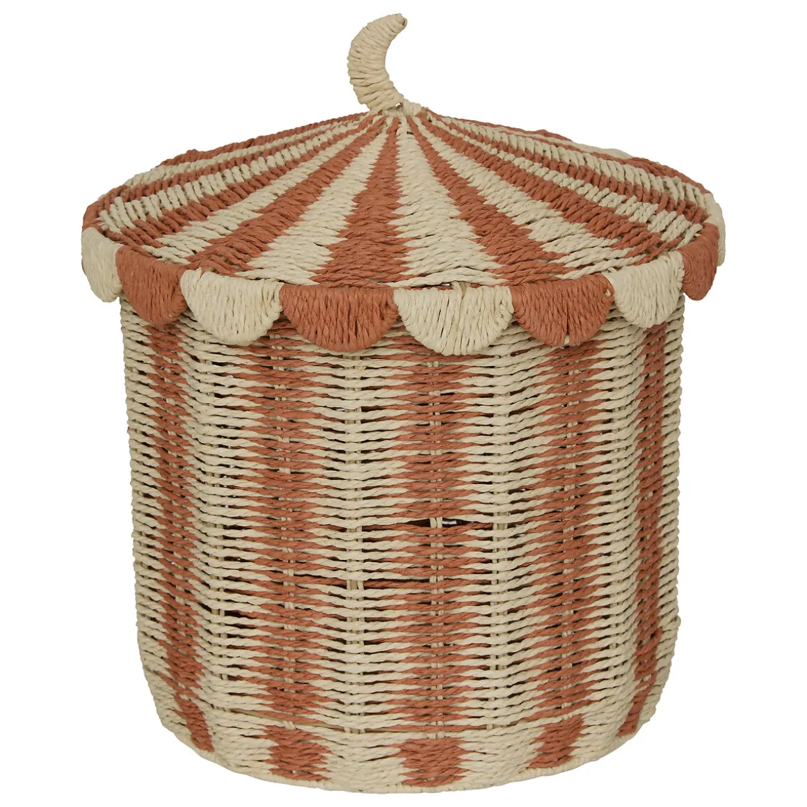 Cesto de almacenaje NOMADE con tapa 37.5cm