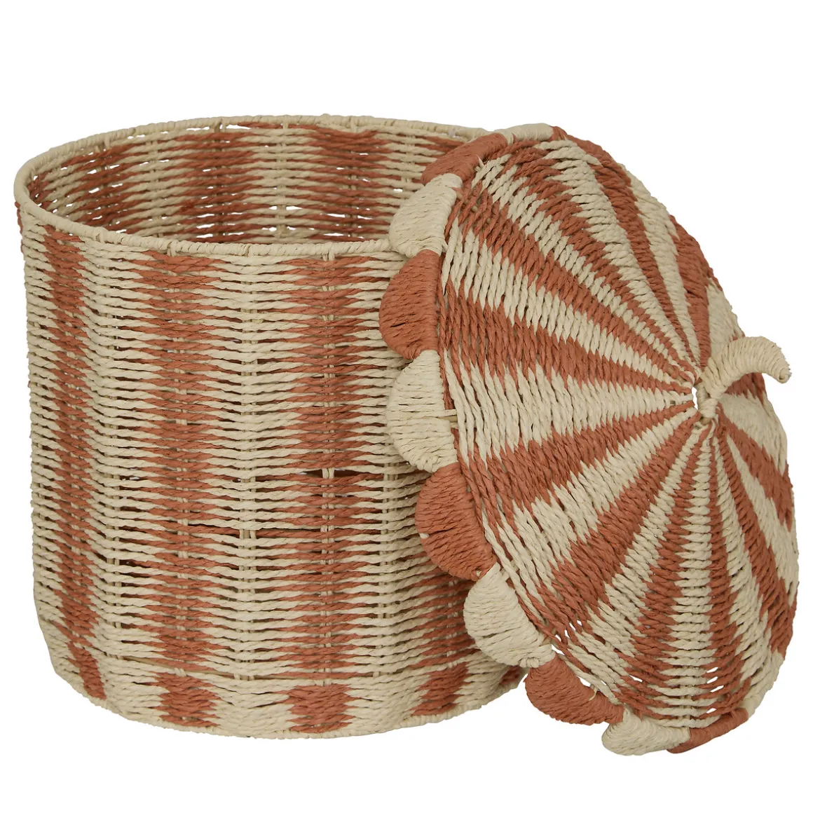 Cesto de almacenaje NOMADE con tapa 37.5cm