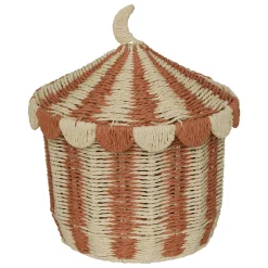 Cesto de almacenaje NOMADE con tapa 32cm