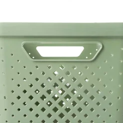 Cesto de almacenaje PIXEL verde 16l