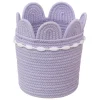 Cesto De Almacenaje Sirena Violeta 26x22cm