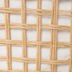 Cesto de baño natural y lino 56cm