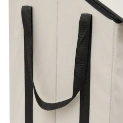 Cesto de ropa beige 45L