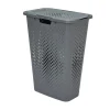Cesto De Ropa C/Tapa Gris 40L