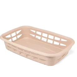 Cesto De Ropa De Plást.Beige 25L