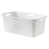 Cesto de ropa PIXEL blanco 40l