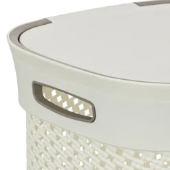 Cesto De Ropa Purl Beige 60L