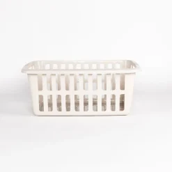 Cesto para colada alto crema 40L