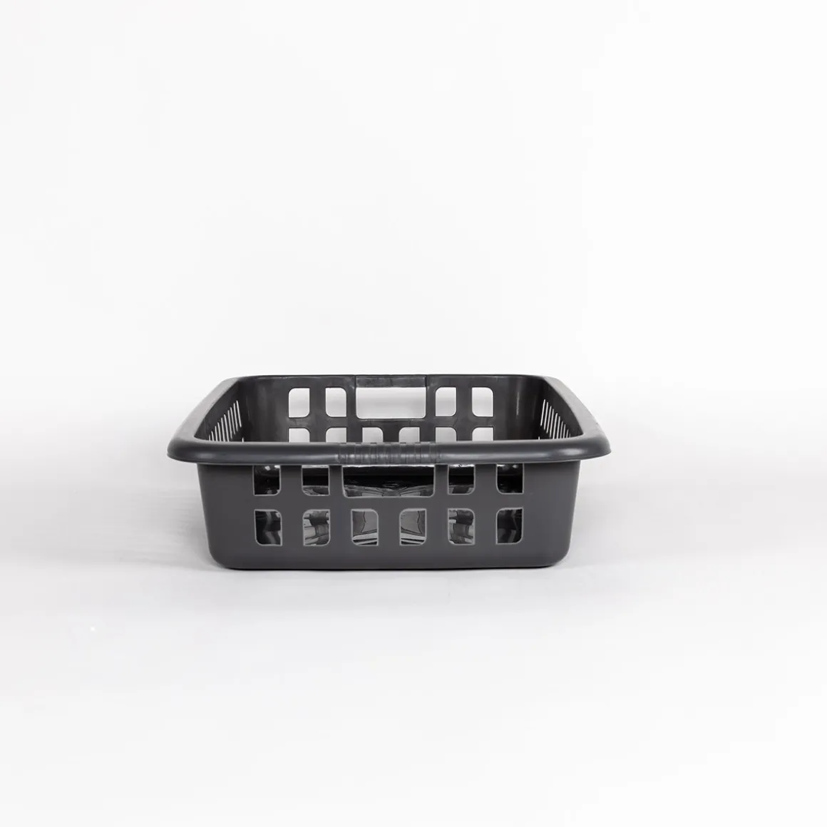 Cesto para colada bajo gris 20L