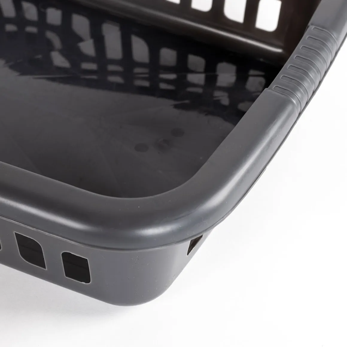 Cesto para colada bajo gris 20L