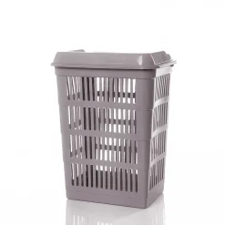 Cesto para colada wc gris pardo SAND con tapa