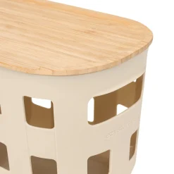 Cesto para ropa con tapa HARMONY beige 5.65L