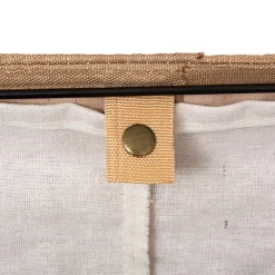 Cesto P/Colada Bambú Forrado C/Tela