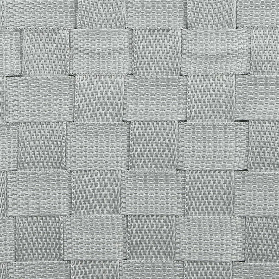 Cesto P/Ropa Sucia Poliéster/Metal Gris