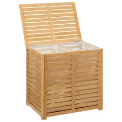 Cesto WC Doble 100L Bambú