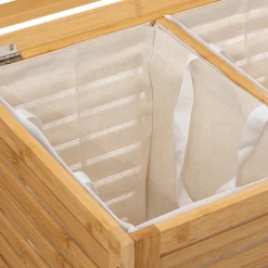 Cesto WC Doble 100L Bambú