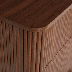 Cómoda con 4 cajones WANY marrón oscuro